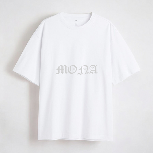 White 'Mona' Tee